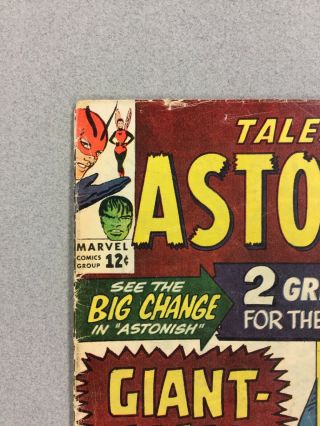 TALES TO ASTONISH 60,  G/VG (3.  0),  1964 MARVEL,  HULK STORIES BEGIN IN THIS ISSUE 2