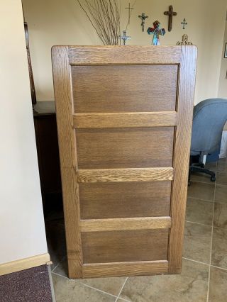 4 drawer Quarter Sawing Oak wood file cabinet 3