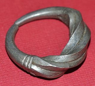Antique African Tuareg Tribe Spiral Metal Tribal Ring Niger Africa Ring Size 12