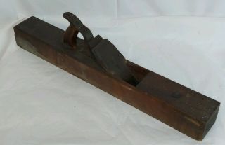 26 " Vintage Antique Wood Wooden Block Plane Planer By O.  P.  S