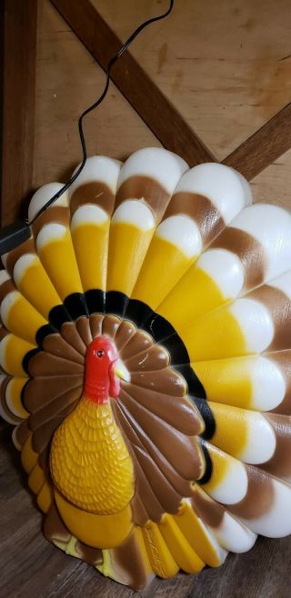 VTG,  Don Featherstone,  Turkey Blow Mold Light,  Union Products,  Thanksgiving Decor 3