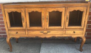 Henredon French Provincial Credenza Sofa Table Heritage Grand Tour