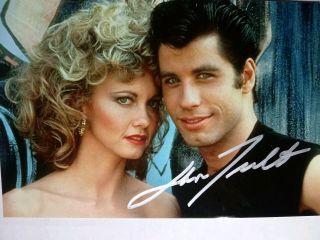 John Travolta Authentic Hand Signed Autograph 4x6 Photo - Grease