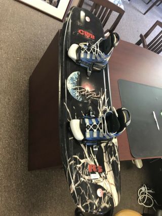 Vintage Connelly Cwb Rs Rob Stuharik Autograph Wakeboard Bindings Pro,