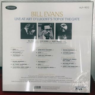Bill Evans - Live at Art D ' Lugoff ' s Top of the Gate (3LP box set) 2