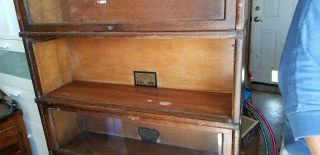 Globe Wernicke 5 Unit Lawyer Barrister Bookcase C 9 Antique Local pickup 2
