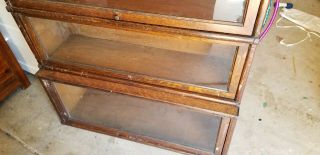 Globe Wernicke 5 Unit Lawyer Barrister Bookcase C 9 Antique Local pickup 3