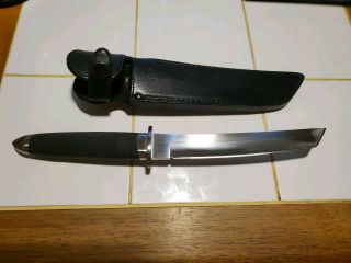 Vintage Cold Steel Magnum Tanto Ii San Mai Fighting Knife W/sheath