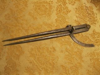 Vintage P.  S.  & W.  Co.  10 " Steel Wing Divider By Peck Stow & Wilcox Co.