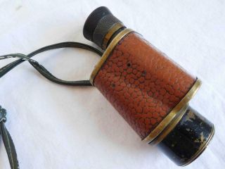 Signal Corps Us Army Ww1 Monocular Forest Fire Service Military Stereo 6x30 Vtg