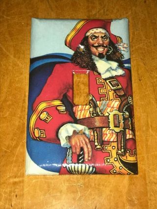 Vintage Style Captain Morgan Spiced Rum Pirate Light Switch Cover Plate C