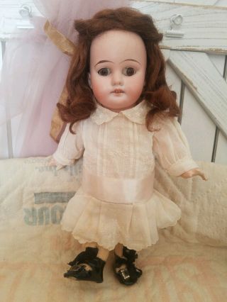 10 " Antique Doll Armand Marseille 1894 Am 0dep Bisque Germany Compo Toddler Body