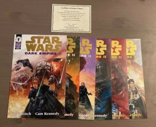 Star Wars Dark Empire Ii 1 - 6 Gold Foil Comic Book Edition 5,  000 Limited 1995