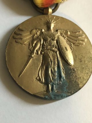 US WW1 Victory Medal with 5 campaign bars.  The great war for civilization 2