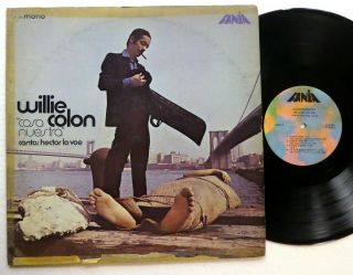 Willie Colon Cosa Nuestra Lp Fania Latin Mono 1969 Press Salsa Bx 621