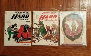 Hard Boiled 1 - 3 Frank Miller & Geoff Darrow Dark Horse Comics 1990 Vf/nm