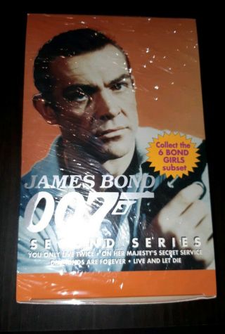 James Bond 007 Second Series Box Trading Cards Wax Packs 1993