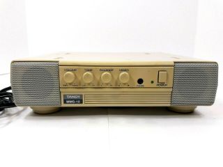 Tandy Mms - 10 Stereo Amplifier Speaker Beige 1993 Vintage
