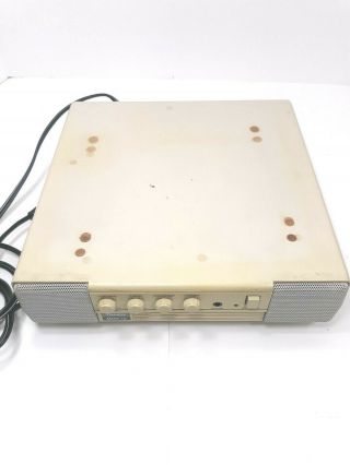 Tandy MMS - 10 Stereo Amplifier Speaker Beige 1993 Vintage 3