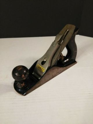 Vintage Stanley Bailey No 3 Woodworking Plane Smooth Bottom