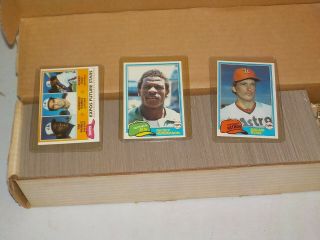 1981 Topps Baseball Complete Set 726 Cards W/ Henderson,  Nolan,  331
