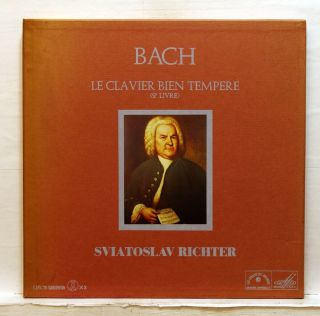 Richter - Js Bach Well - Tempered Clavier Book 2 Le Chant Du Monde 3xlps Box Ex,