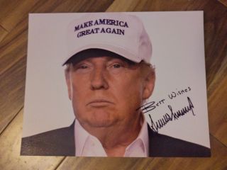 Donald Trump 8x10 Signed Reprint Make America Great Again Photo