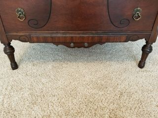 Spanish Walnut Antique 1920s - 1940s Chest Of Drawers 3