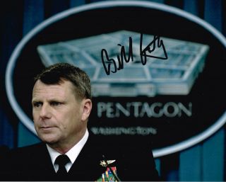 Admiral William Gortney Hand Signed Autograph 8x10 Photo In Person Proof Bill Us