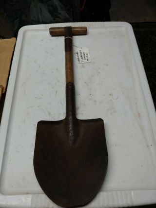 Ww1 Army Us Trench Shovel M1910 T - Handle Entrenching Tool Wwi