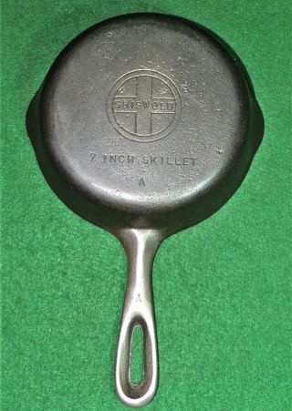 Vintage Griswold No.  4 Cast Iron Skillet Small Logo Cleaned And Seasoned