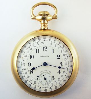Waltham Appleton Tracy 18s 17j Rare Pat Applied For Dial Pocket Watch