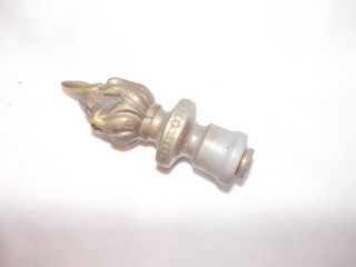 Antique Vintage Cast Brass Light Fixture Lamp Finial Topper Awesome