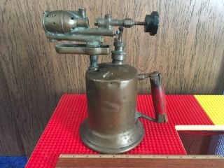Vintage Brass Blow Torch / Clayton & Lambert / Made In Usa In 1921 Steam Punk