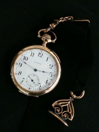 Antique Waltham 14 Karat Gold Pocket Watch
