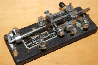 Vintage Telegraph Signal Key Keyer Bug Morse Code Martin Flash 2