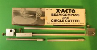 Vintage X - Acto Beam Compass And Circle Cutter No.  7754