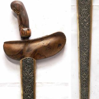 9 lok DRAGON KRIS keris NAGA blade magic sword Java Indonesia tribal art 3