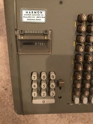Vintage Friden Calculating Machine Adding Machine Mechanical Calculator 2