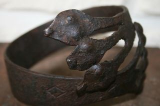 A Forged Iron Magical Bracelet Gan Burkina Faso