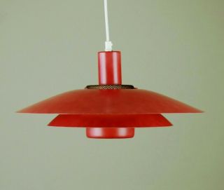 Danish Modern Pendant Lamp Vintage Fog Morup Poulsen Eames Panton 60s 70s