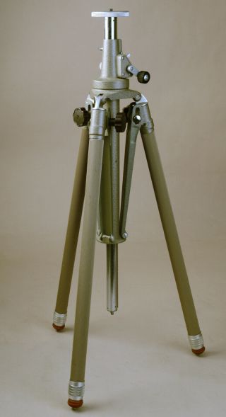 And Classic,  Vintage Linhof Metal Tripod With Geared Column