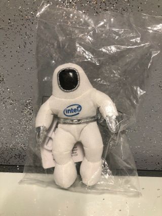 Intel 4.  5 " Astronaut Bunny People White Bunny Suit Keychain 2012