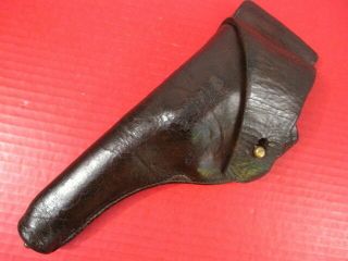 Wwi Us Army M1909 Leather Holster For Colt & S&w M1917 Revolver G&k 1918 A.  G.  3
