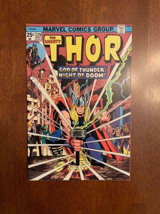 Thor 229 (nov,  1974 Marvel) Ad For Hulk 181 Vf,