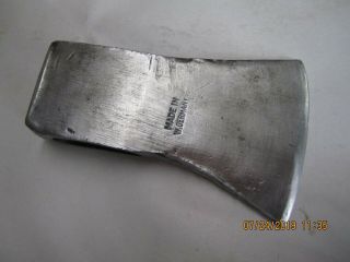 Vintage Hand Forged West German Axe Head 1 - 1/4