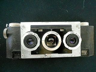 Vintage Stereo Realist 3d Rangefinder Camera W/35mm F:3.  5 Anastigmat Lens & Case