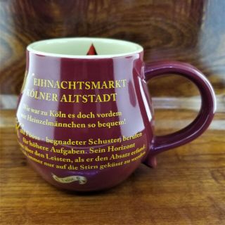 Vintage German MOHABA GMBH & CO Kahl Fooss THE SHOEMAKER Gnome Coffee Mug 3