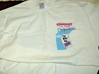 Vtg 1980s Stardust Las Vegas Casino & Resort Hotel T Shirt Sz Large