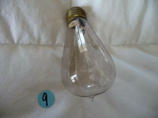 9 Antique Edison Incandescent Light Bulb Double Carbon Filament